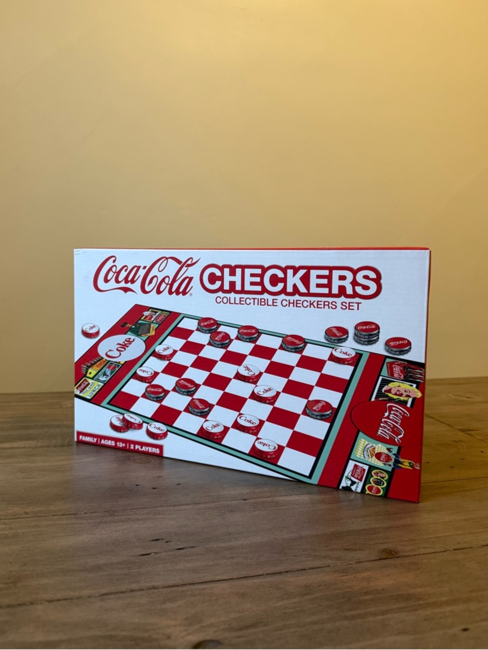 Coca-Cola: Collectible Checkers Set